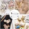 100 Pcs Bar Pins, Silver Brooch Clasp Pin Backs Safety Clasp Brooch for Name Tags Jewelry Making DIY Crafts Badges Mother's Day Gift (25MM/30MM)